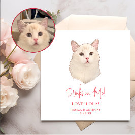 Ragdoll Cat Gepersonaliseerde Drinken op Mij Servet