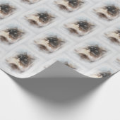 Ragdoll Cat in Abstract Lijst Cadeaupapier (Hoek)