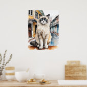 Ragdoll Cat - Kat Art Print (Keuken)