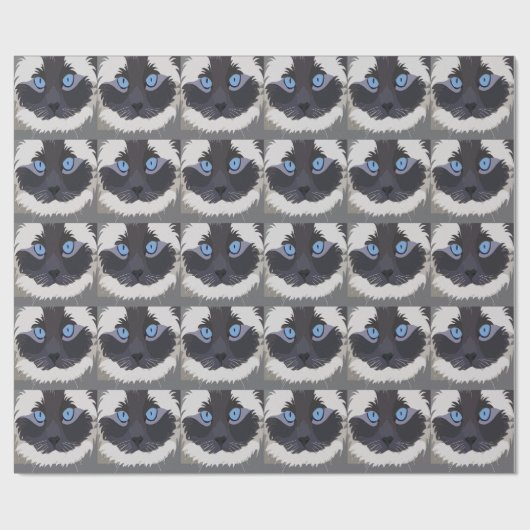 Ragdoll Cat Kat Ragdoll Cadeaupapier (Vlak)