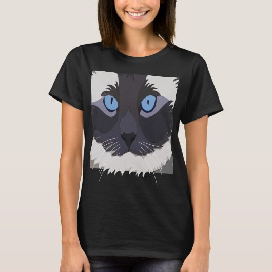 Ragdoll Cat Kat Ragdoll T-shirt (Voorkant)