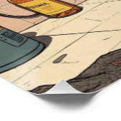 Ragdoll Cat Kitten Badkamer Toilet Humor Perfect Poster (Hoek)