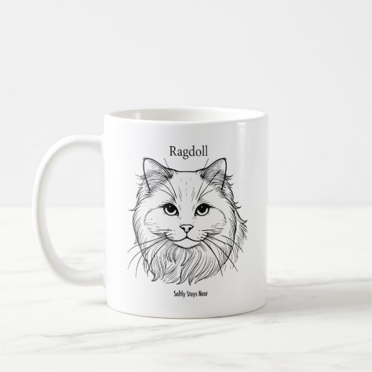 Ragdoll Cat Koffiemok (Links)