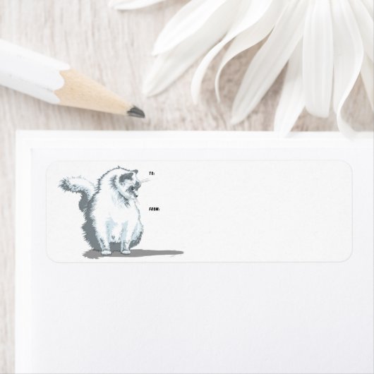 Ragdoll Cat Labels (Insitu)