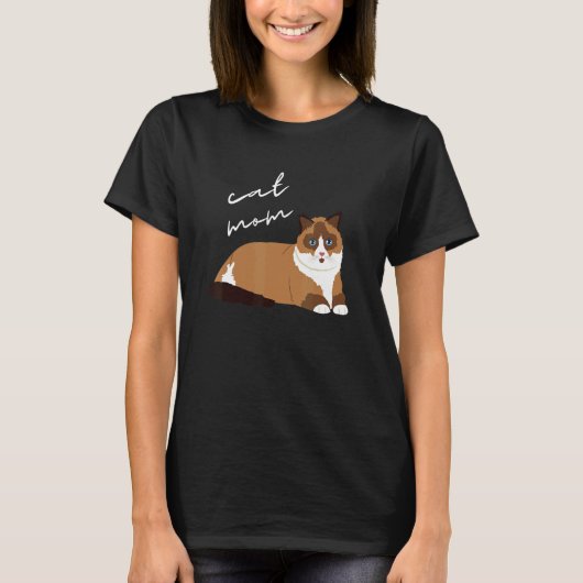 Ragdoll Cat mam voor katten T-shirt (Voorkant)