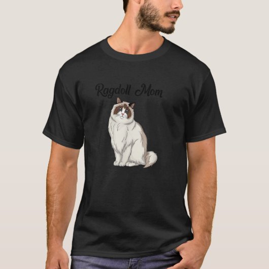Ragdoll Cat Mom Cat Owner T-shirt (Voorkant)