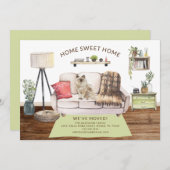 Ragdoll Cat Moving Announge Kaart (Voorkant / Achterkant)