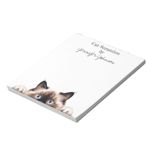 Ragdoll Cat Notitieblok (Linkerzijde)