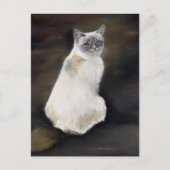 Ragdoll Cat Original Art Briefkaart (Voorkant)