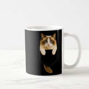 Ragdoll Cat Pocket Grappige Cadeaus Kat Mama Kat P Koffiemok