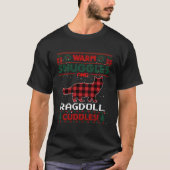 Ragdoll Cat Red Buffalo Plaid Gift Lelijke Trui Vo T-shirt (Voorkant)