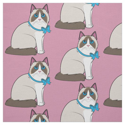 Ragdoll Cat Stof (Swatch)