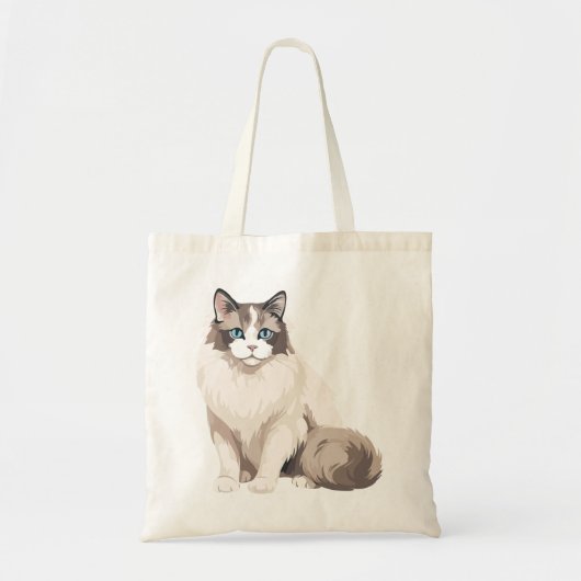 Ragdoll Cat Tote Bag (Voorkant)