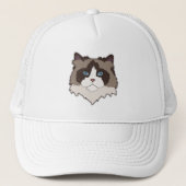 Ragdoll Cat Trucker Pet (Voorkant)