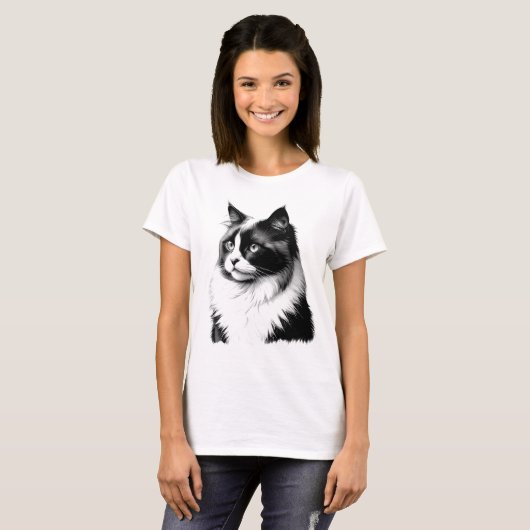 Ragdoll Cat Women's T-Shirt (Voorkant volledig)