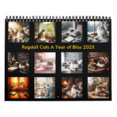 Ragdoll Cats Een jaar van geluk 2025 Kalender (Hoes)