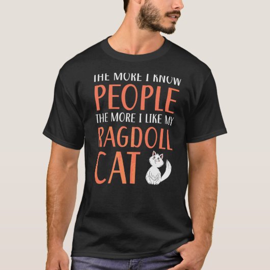 Ragdoll Cats Owner Kat Paw Love Meow Kitten 1 T-shirt (Voorkant)