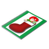 RAGDOLL CHRISTMAS STOCKING NOTITIEBOEK (Linkerzijde)