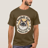 Ragdoll Club - alleen leden T-shirt (Voorkant)