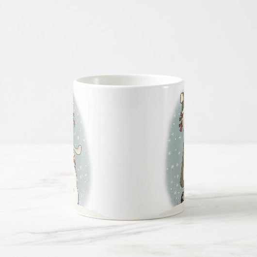 Ragdoll eerste sneeuw koffiemok (Center)