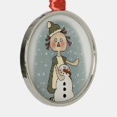 Ragdoll en Snowman Ornament (Rechts)