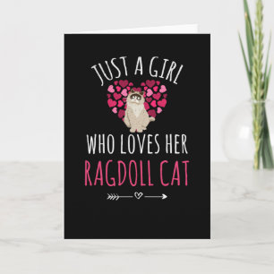 Ragdoll Gifts for Women   Ragdoll Cat Lovers Kaart
