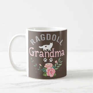 Ragdoll Grandma Gifts for Women Cute Cat Pet Koffiemok