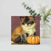 Ragdoll Halloween Cat Kaart (Staand voorkant)