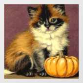 Ragdoll Halloween Cat Raamsticker (Vel)