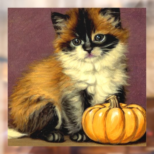 Ragdoll Halloween Cat Raamsticker (Vel 2)