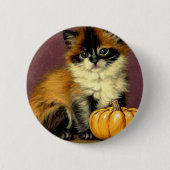  Ragdoll Halloween Cat Ronde Button 5,7 Cm (Voorkant)