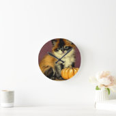 Ragdoll Halloween Cat Ronde Klok (Huis)