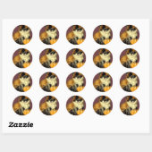 Ragdoll Halloween Cat Ronde Sticker (Vel)