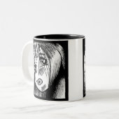 Ragdoll Investigation Tweekleurige Koffiemok (Voorkant links)