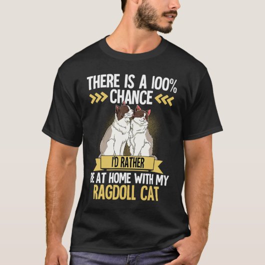 Ragdoll kat 1 t-shirt (Voorkant)