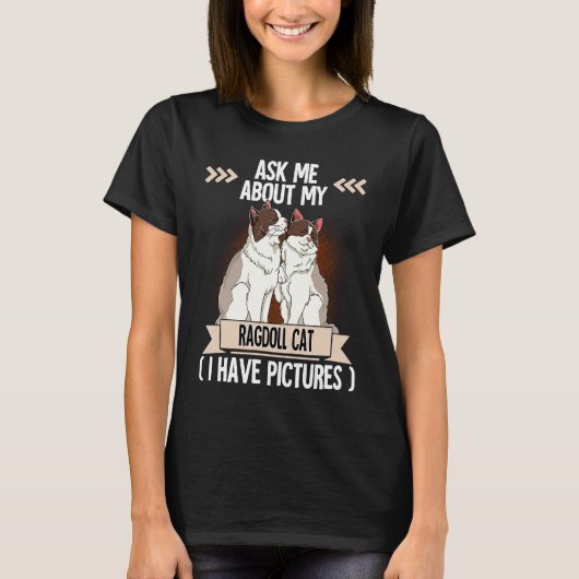 Ragdoll kat 6 t-shirt (Voorkant)