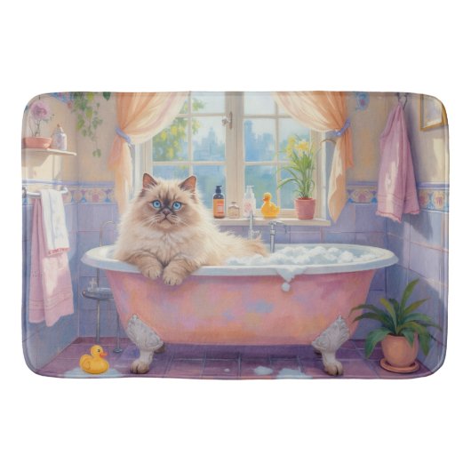 Ragdoll kat bad decor badmat (Voorkant)