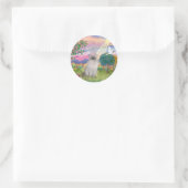 Ragdoll kat (blauw punt) - Wolkenengel Ronde Sticker (Tas)