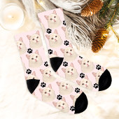 Ragdoll Kat Gepersonaliseerde Hand Tekening Sokken