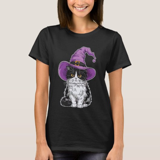 Ragdoll kat heks Halloween T-shirt (Voorkant)