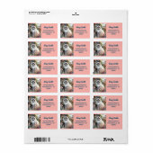 Ragdoll kat in Engelse tuin Etiket (Full Sheet)