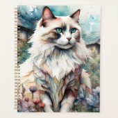 Ragdoll Kat in Engelse Tuin Planner (Voorkant)