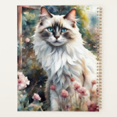 Ragdoll Kat in Engelse Tuin Planner (Achterkant)
