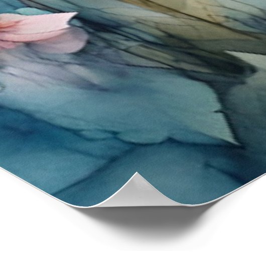 Ragdoll Kat in Engelse Tuin Poster (Hoek)