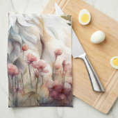 Ragdoll Kat in Engelse Tuin Theedoek (Quarter Fold)