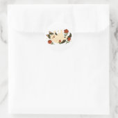 Ragdoll Kat in Rozen Klassieke Ronde Sticker (Tas)