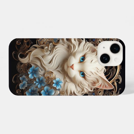 Ragdoll-kat iPhone Hoesje (Achterkant horizontaal)