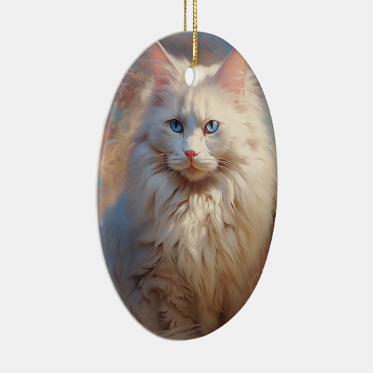Ragdoll-kat Keramisch Ornament (Rechts)