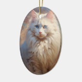 Ragdoll-kat Keramisch Ornament (Links)