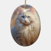 Ragdoll-kat Keramisch Ornament (Voorkant)